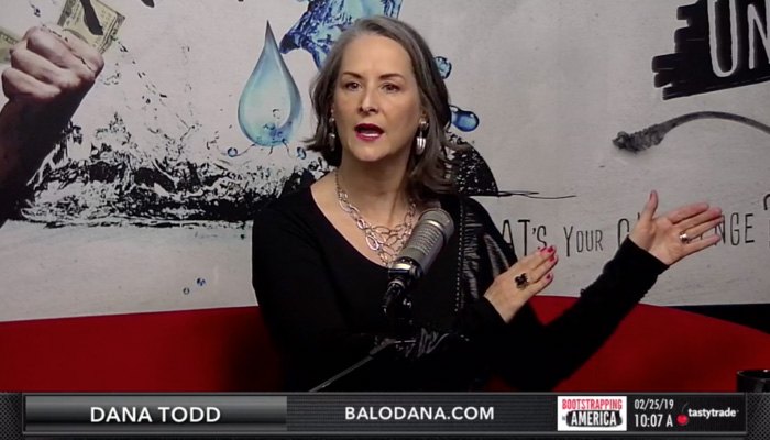 Balodana founder Dana Todd featured on Tasty Trade TV 